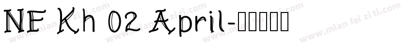 NF Kh 02 April字体转换